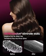 CONFU 1800W Hair Dryer Ionic Ceramic Tourmaline Lightweight Grey view 5