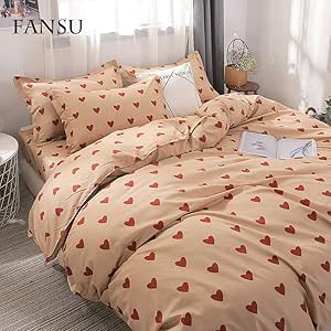 Fansu Juego de Ropa de Cama 4 Piezas, Incluye Tela Escocesa Moderna