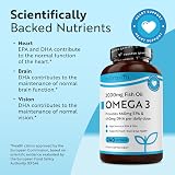 Nutravita Omega 3 2000mg 240 Softgels EPA 660 DHA 440 High Strength view 2