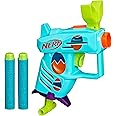 Nerf Elite 2.0 Easter Egg Hunt Blaster, 2 Nerf Elite Darts, Pull to Prime, Spring Toy Foam Blaster for 8 Year Old Boys & Girls