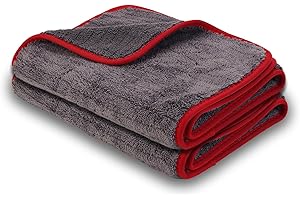X XINDELL XINDELL Microfiber Cloth - Car Wash Cleaning Supplies 1200GSM Super Absorbent, Streak-Free, Lint-Free Car Drying Towel for Interior & Exterior Detailing, 35.4x11.8, 2-Pack