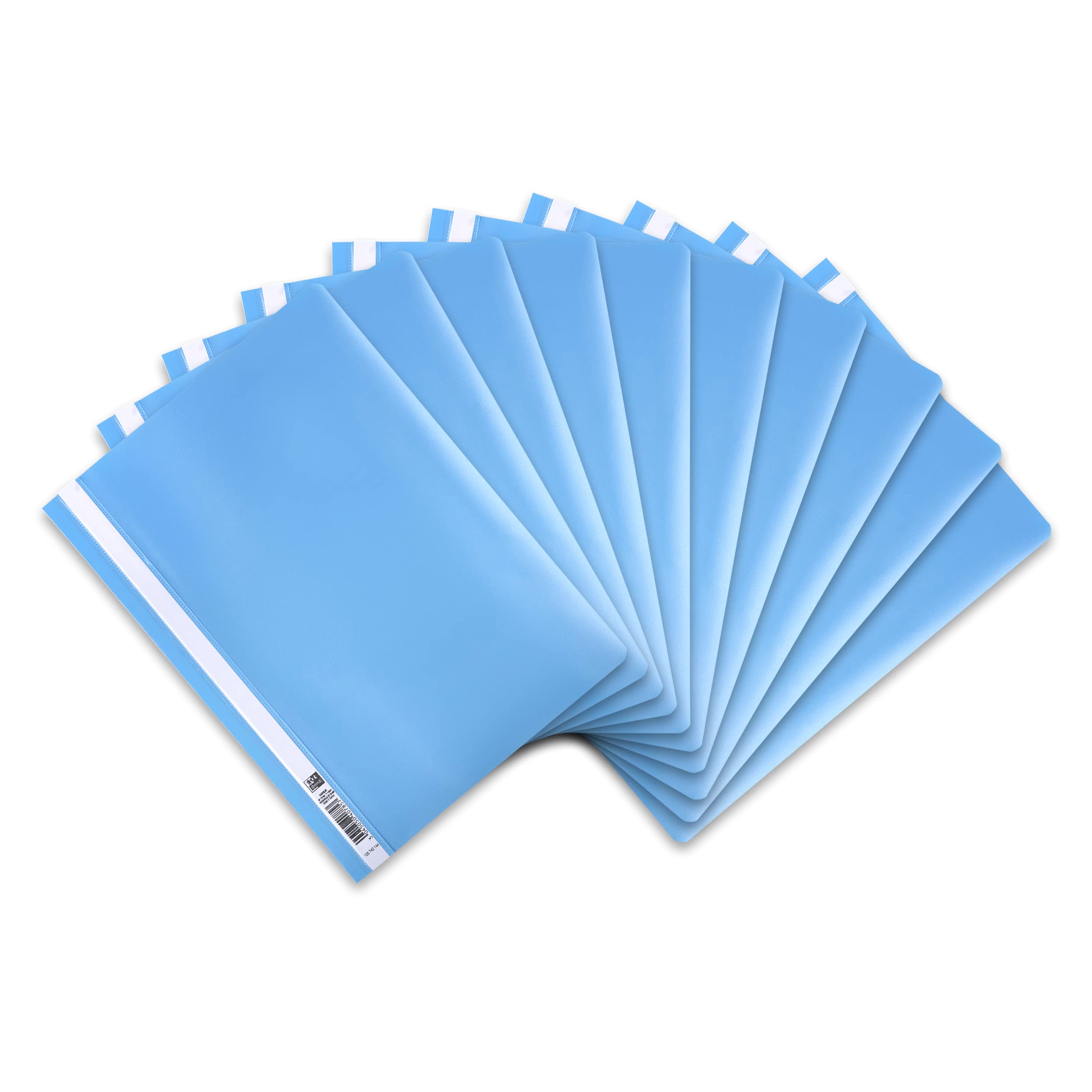 Elba 100742 File Folder A4 Pack of 10 Made from Plastic Modern 31 x 22,8 x 0,3 cm Light Blue
