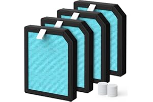 4 Pack AP1501 Replacement Filter Compatible with Aircillin AP1501 Air Purifier, H13 HEPA Filter with Activated Carbon
