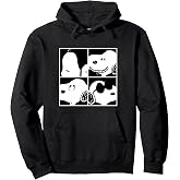 Peanuts - Snoopy Faces Square Grid Pullover Hoodie