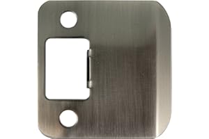 Round Corner Extended Lip Strike, 2-1/4" x 1-3/4", (2-1/4" Overall Length), Antique Nickel by Stone Harbor Hardware