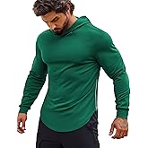 COOFANDY Men's Workout Sweatshirts Long Sleeve Muscle Fit Athletic Gym Hoodies Pullover