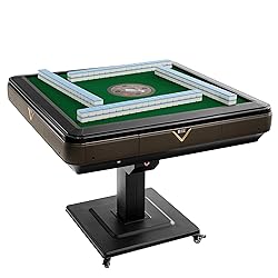 Foldable Automatic Mahjong Table with Wheels 44mm