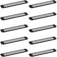 2U Vented Rack Blank Panels - Snap-On Server Rack Fillers For 19-Inch Network Enclosures (2 Pack)