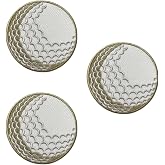 Golf Ball Iron On Patch &ndash; Sports Golf Embroidery, DIY Sew-On Patch for Jackets, Hats, Bags, and Golf Gear (3 Pcs)