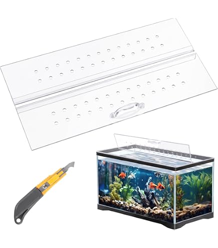 29.21 x 11.69 x 0.16in Aquarium Lid Clear Tempered Glass Canopy