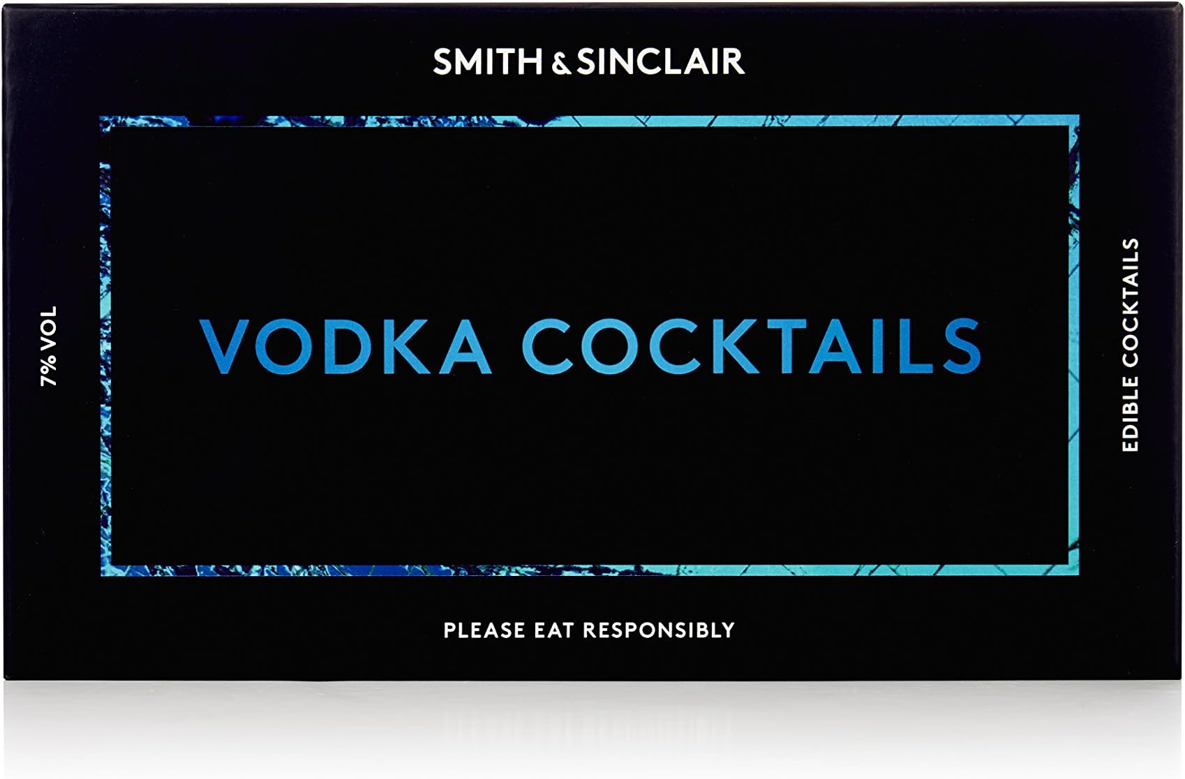 Vodka Edible Cocktail Selection by Smith and Sinclair, Box of 8