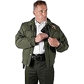 SINATRA UNIFORM Men's Waterproof Duty Jacket, Military Outerwear, Work Utility & Security Jacket