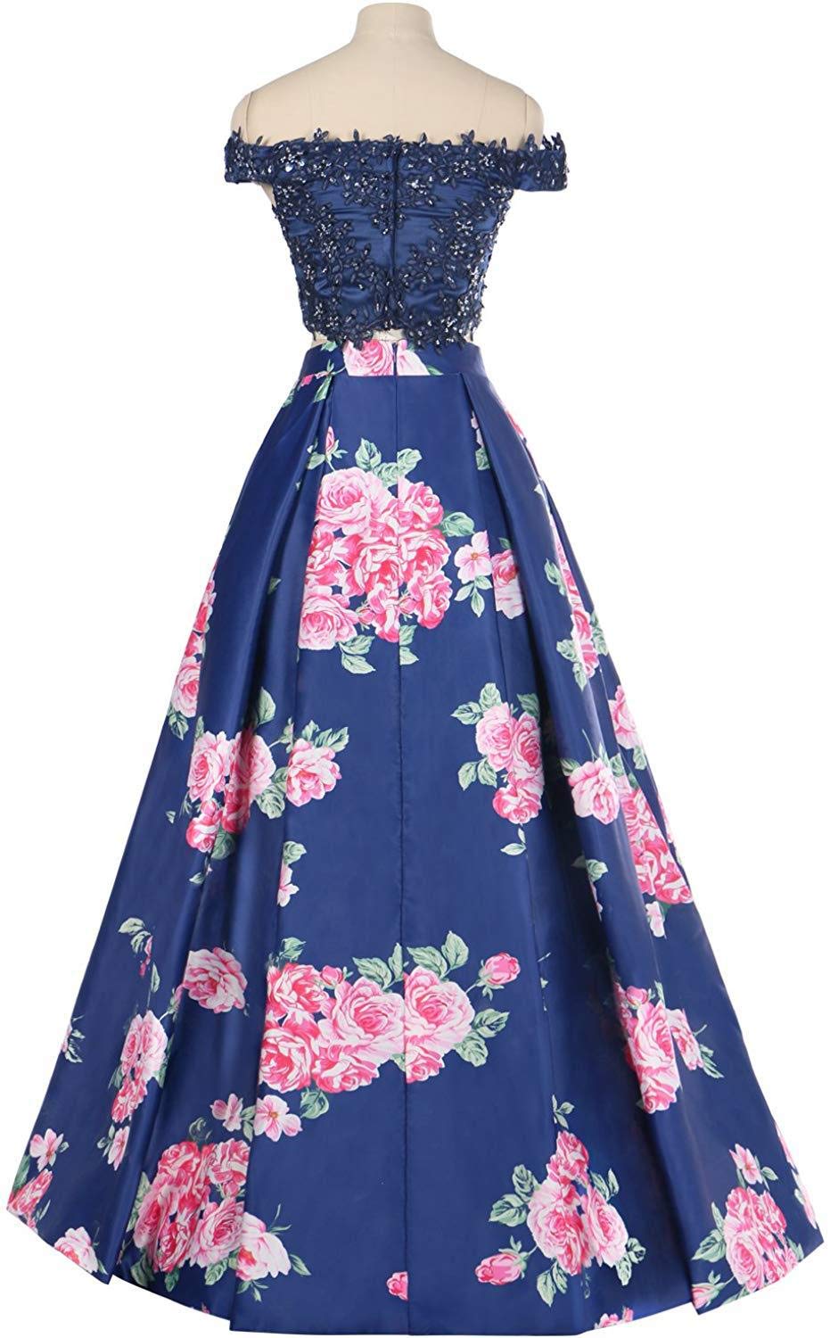 2 piece floral dress