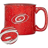 Rico Industries NHL Hockey Speckle 12oz Laser Engraved Campfire Mug