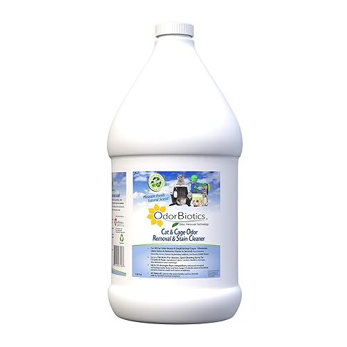 OdorBiotics Pet StainOdor Eliminator for Cat Litter Boxes, Small