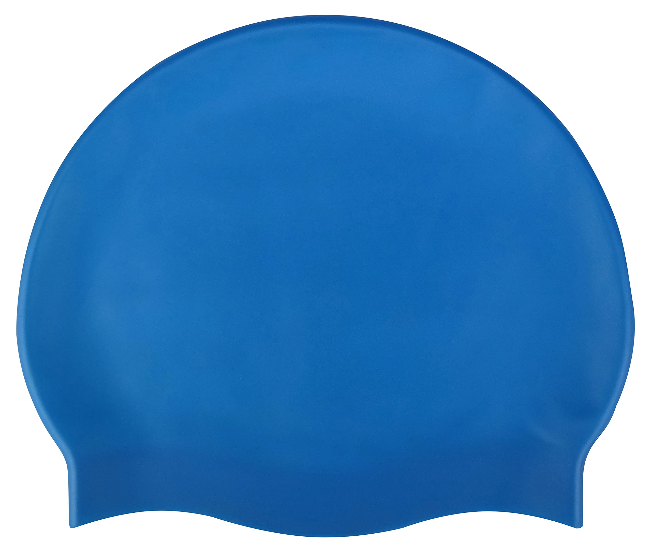 CHEX Stretchy Silicone Unisex Women Men One Piece Swimming Hat Swim Cap Plain Unbranded Fluo Dark Pastel Colours One Size Adults 8+ Years Easy Pull On Swim Hat (Royal Blue)