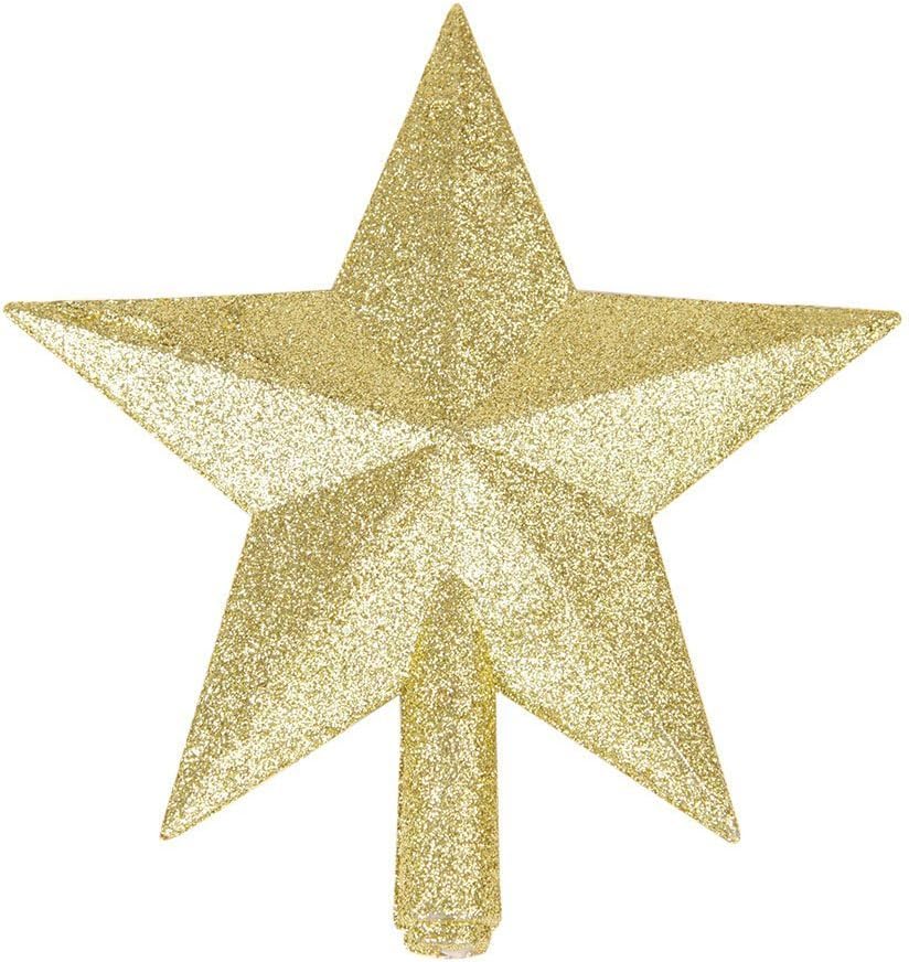 3D Glitter Star Christmas Tree Topper Decoration