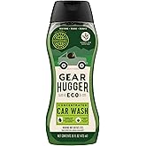 Gear Hugger Car Wash Soap (16 oz, Pack of 1) – Eco-Friendly Car Cleaner, Biodegradable Car Wash with Natural Saponins & Eucalyptus – Safe Car Soap for All Vehicle Surfaces
