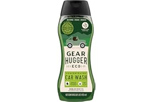 Gear Hugger Car Wash Soap (16 oz, Pack of 1) – Eco-Friendly Car Cleaner, Biodegradable Car Wash with Natural Saponins & Eucalyptus – Safe Car Soap for All Vehicle Surfaces