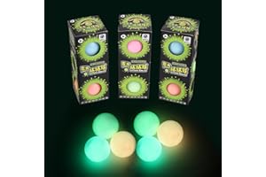 FAUKAIT 3pack Dream Balls,Glow in The Dark Sticky Balls That Stick to The Ceiling,Stress Relievers Stress Balls for Kids and Adults,Elevated Balls,ASMR Cool Stuff for Teens,Lumi Balls,Stocking Stuffers