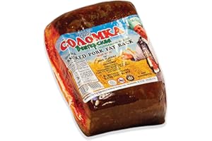 TEAMORE Salo, Smoked Pork Fat Back Hungarian Brand, appx. 1 lb | 16 oz, All Natural, NITRATE FREE, NITRITE FREE, MSG FREE