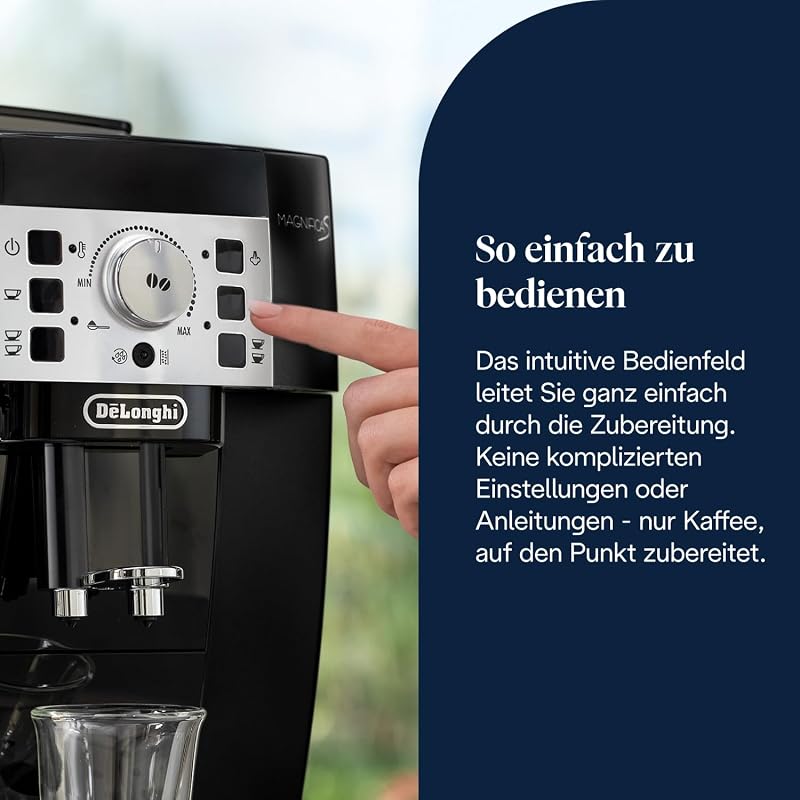 Magnifica S - Kaffeevollautomat 2 Getränke Schwarz