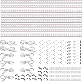 Barrina T5 Grow Light, Full Spectrum LED Grow Lights for Indoor Plants, 3ft 128W (8 x 16W, 800W Equivalent) Plant Light, Grow Lights for Seed Starting, Plug and Play, Pinkish White, 8-Pack