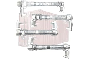 ROLOTIPPI 4 Pack Shipping Container Bridge Fitting Clamp, 260 mm Galvanized Screw Clamp to Connect Shipping Containers Together, for 20 or 40 Foot Shipping Containers, Shipping Container Accessories Wheels Kit