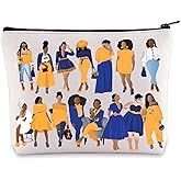 WZMPA SGR Paraphernalia Sorority Sisters Gift Sorority SGR Makeup Zipper Pouch Bag Sorority Greek Merchandise (Sorority SGR)