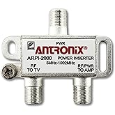 Insertador de alimentación, para alimentación CC remota de todos los amplificadores de premisa de suscriptor tipo CATV de 5 a