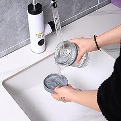SMARCH Overnight Oats Jars with Lid and Spoon Set