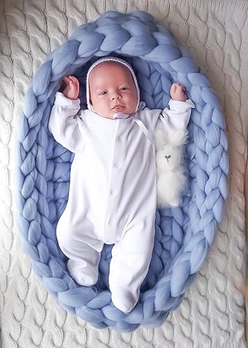 crochet baby bassinet