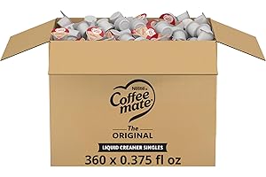 Nestle COFFEE-MATE Coffee Creamer, Original, 0.375oz Liquid Creamer Singles, Pack of 360