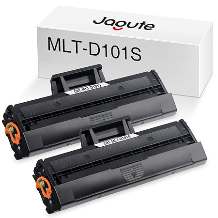 Jagute 2 Pack Kompatibel für Samsung MLT-D101S/ELS D101S Toner für Samsung ML-2160 ML-2165W ML-2168 SCX-3400W SCX-3405 SCX-34