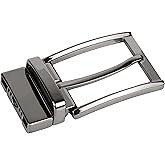SaiTech IT Men’s Reversible 1 3/8"(35mm) Belt Buckle Casual For Belt for Formal & Casual Belts (Nickle Black)