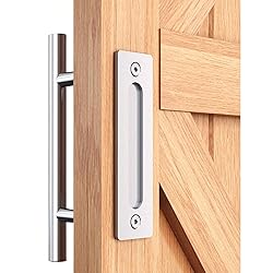 EaseLife 12" Stainless Steel Sliding Barn Door