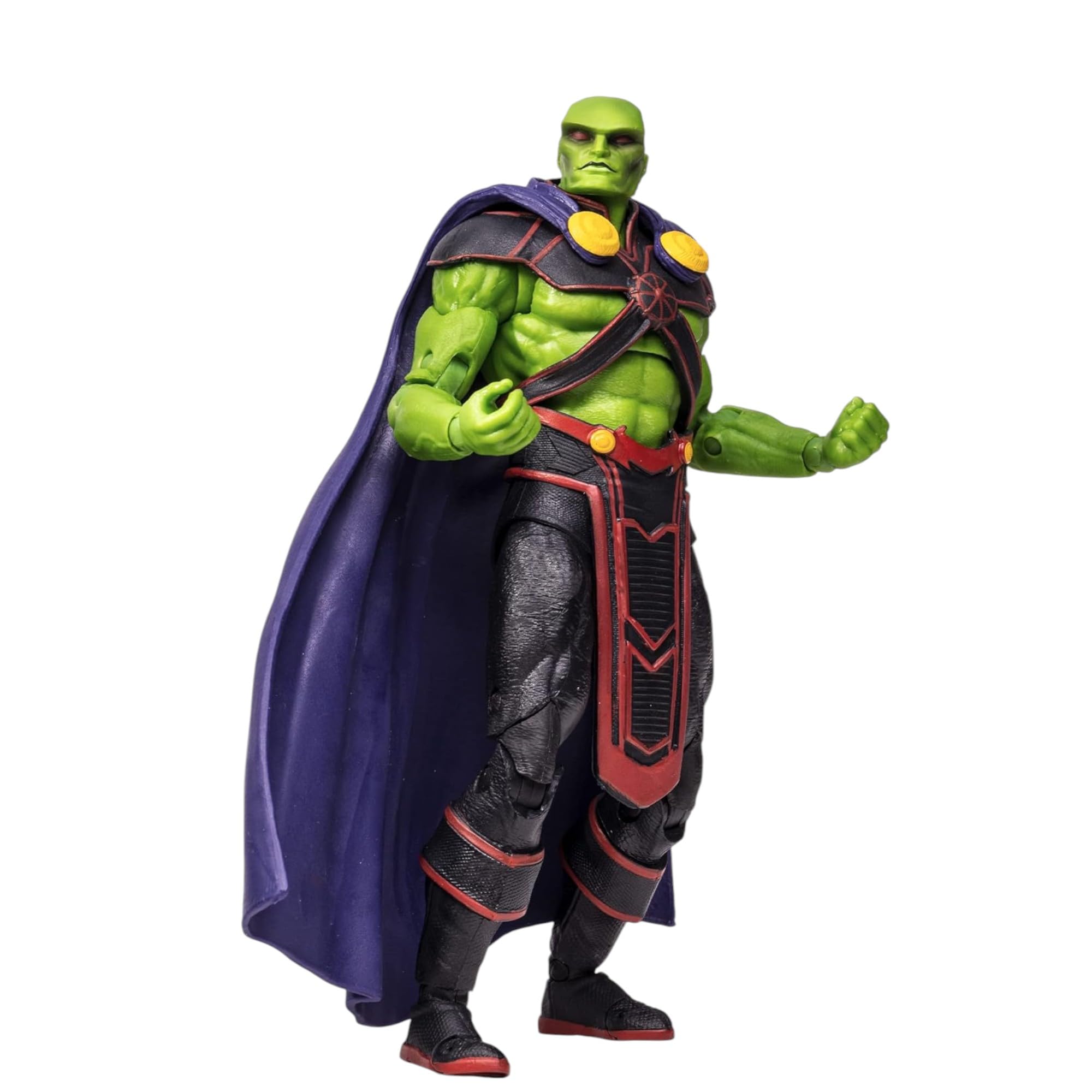 McFarlane Toys, DC Multiverse Martian Manhunter 7-inch Action Figure with 22 Moving Parts, Collectible DC Rebirth Figure with Unique Collector Character Card – Ages 12+