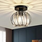 Hudi Fyier Chandelier Crystals Ceiling Lighting Fixtures 2 Pack Black view 7