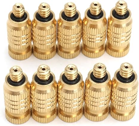 N\A Boquilla del Manguito Macho de Bronce de Rosca nebulización