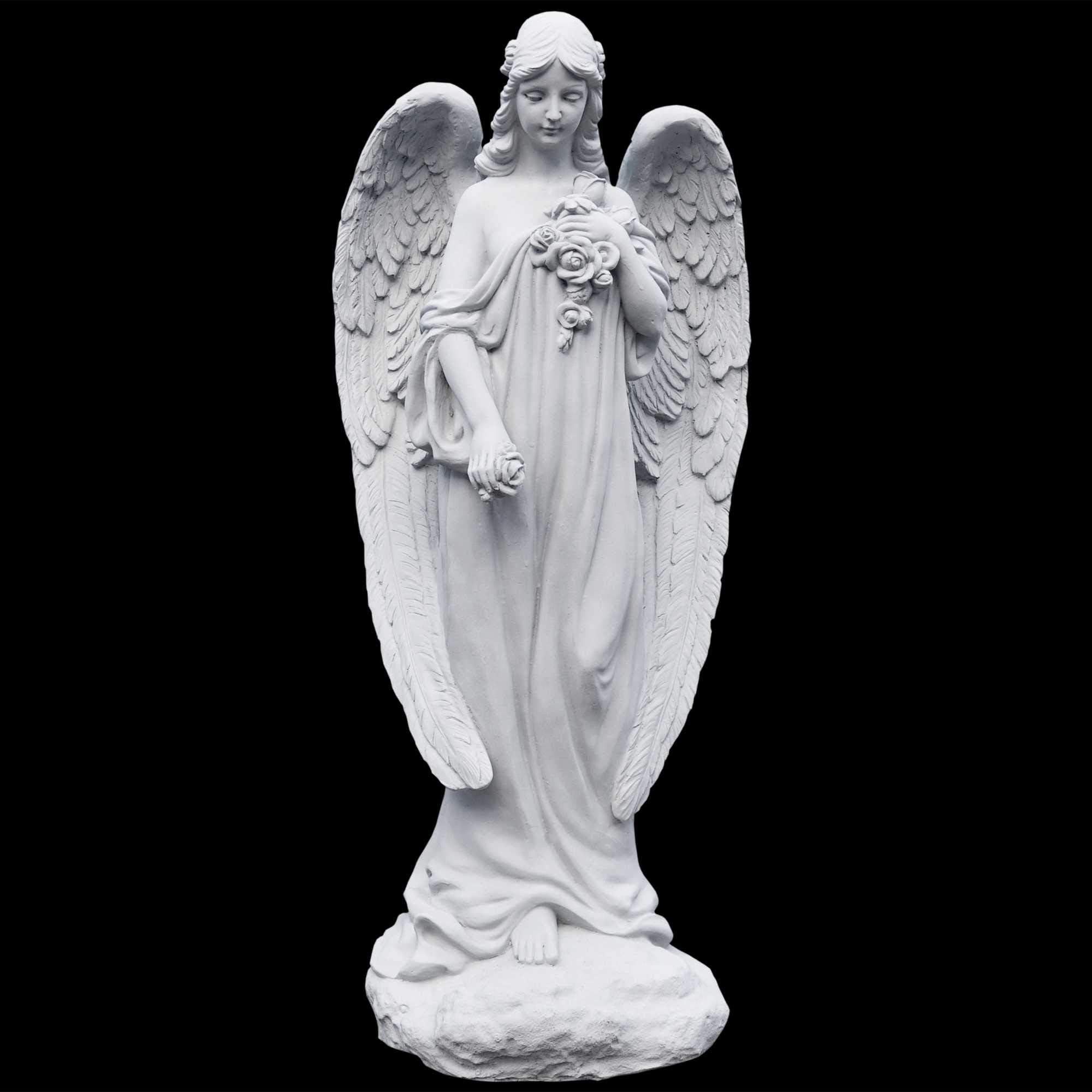 Angel statue figure cast stone garden decoration graveside ornament frost-proof (10281)