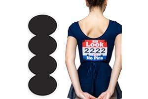 BIBBOARDS DanceSNAPS Bib Clips - Safety Lock Fasteners - Secures Dance Competition & Dance Conventions Event Numbers, Non-Magnetic, Easy to Use - Replacement for Pins & Magnets