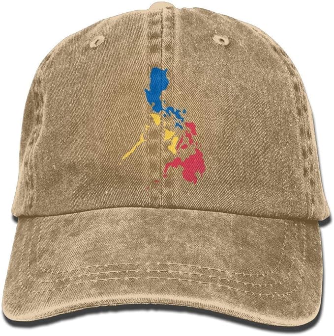 fenrris65 Baseball Cap for Men & Women, Filipino Map Philippines Flag2