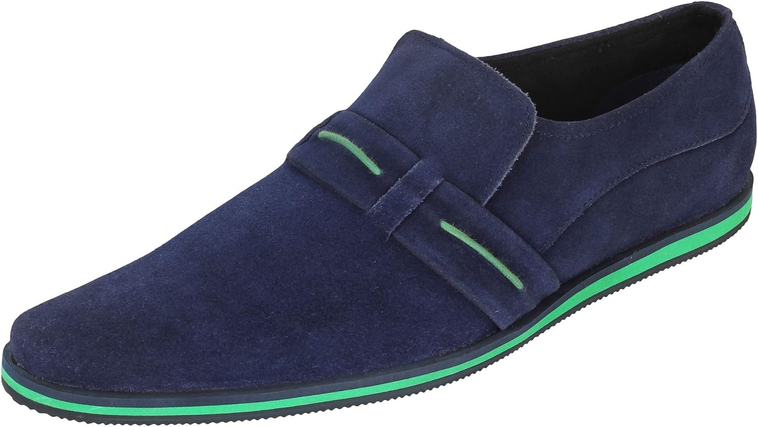 Buy Truman Blue SlipOn Suede Leather Men Shoes TRUBL6043 at Amazon.in