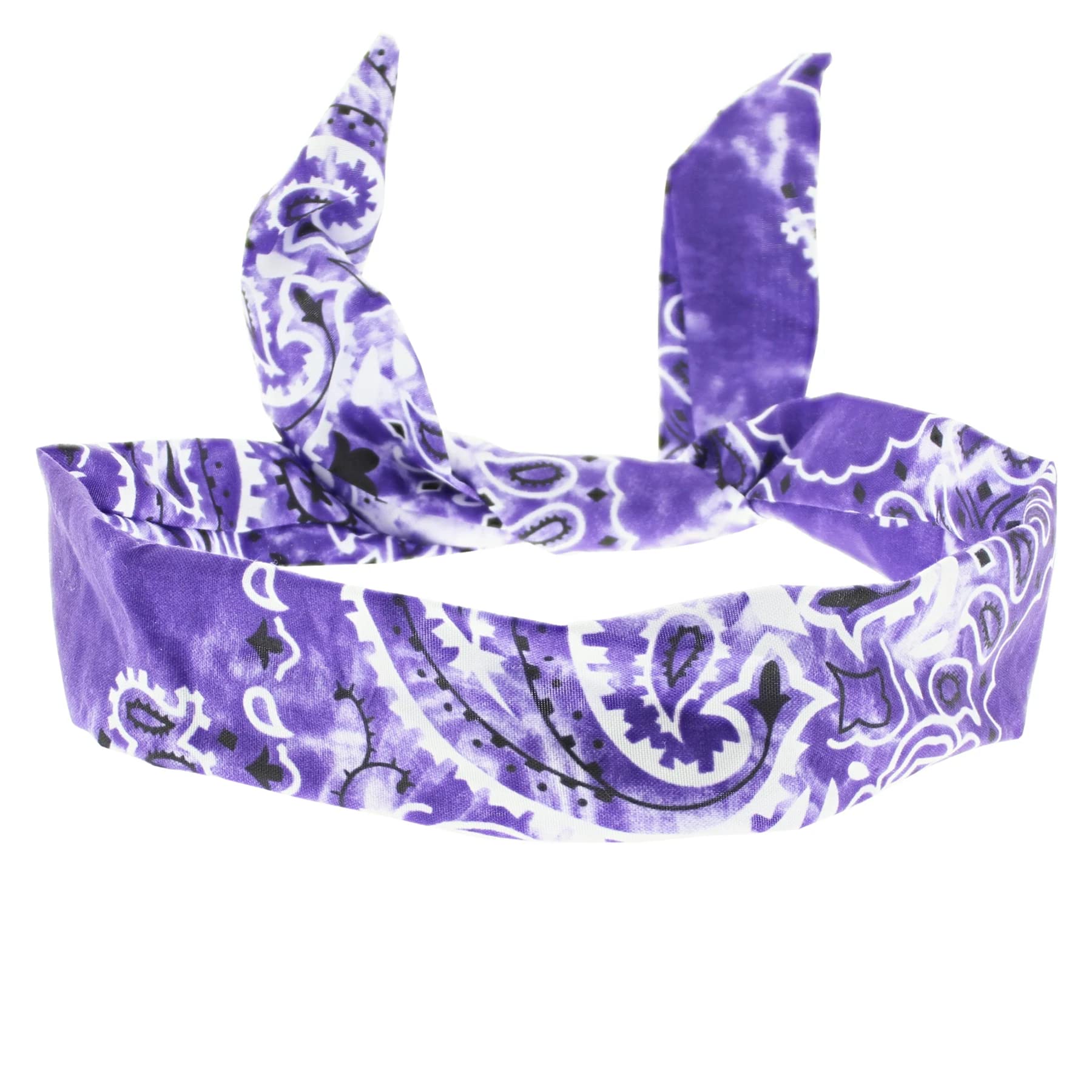 Topkids Accessories Paisley Wire Headbands for Women's Hair, Girls Headbands Hair Bands for Women Hair Accessories for Women Head Bands Adult Women Women's Fashion Headbands (Purple Acid Wash)