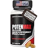 Libido Booster for Men - 19-in-1 Vigor Pills for Men Fast Acting with Tongkat, Tribulus, Maca, L-Arginine, Testosterone Booster, Male Enhancing Supplement - Blood Flow, Size & Stamina - 60 Tabs USA