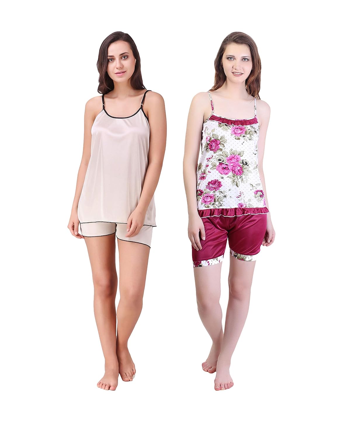 short night suit for ladies