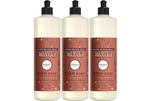 Mrs. MEYER'S CLEAN DAY Liquid Dish Soap, Limited Edition Gingerbread Scent, 16 Ounce Bottle (Pack of 3)