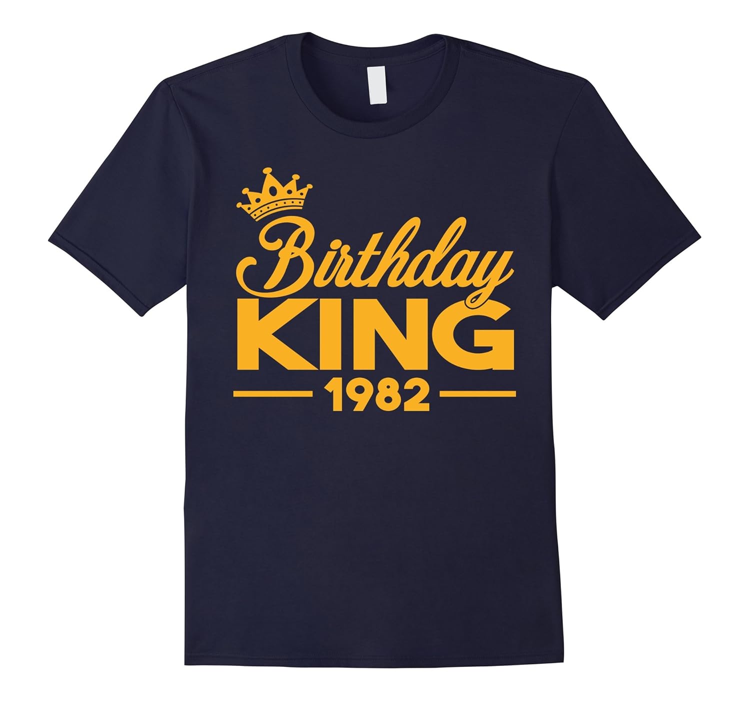 Birthday King 1982 T-shirt Born In 1982 Shirt for mens-ANZ