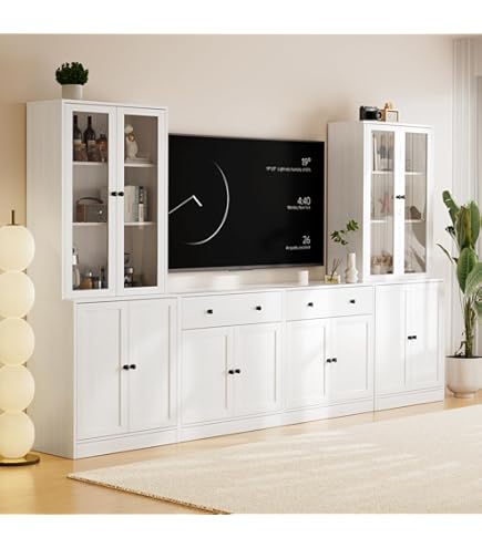 Amazon.com: ACME Versailles Cherry Oak Entertainment Center with