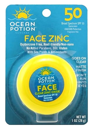 ocean potion clear zinc oxide spf 45
